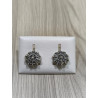 Pendientes botón charro en plata 005-DK/OMEGA | 22,37 € | Joyería Flores