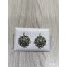 Pendientes botón charro en plata 007-DK/OMEGA | 24,87 € | Joyería Flores