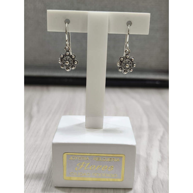 Pendientes largos botón charro en plata HP004-DK | 9,88 € | Joyería Flores Pendientes largos botón charro en plata HP004-DK | 9,88 € | Joyería Flores