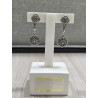 Pendientes Botón Charro Largo en Plata F1A004-DK | 19,88 € | Joyería Flores
