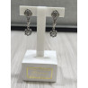 Pendientes Botón Charro Largo en Plata F1A005-DK | 24,37 € | Joyería Flores