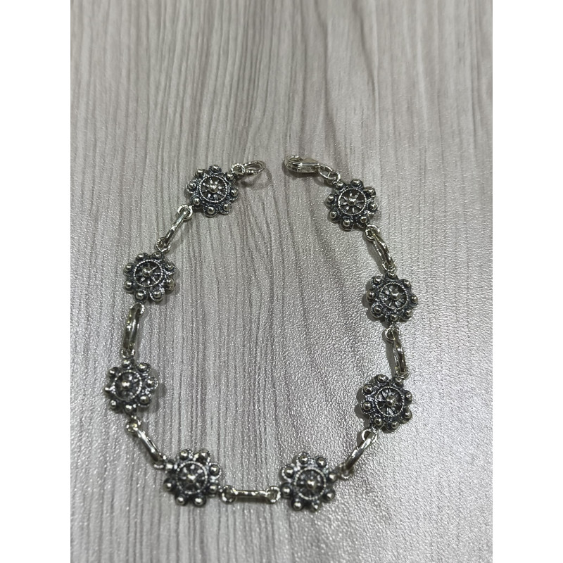 Pulsera Botón Charro Plata de Ley PLS004-DK | 38,63 € | Joyería Flores Pulsera Botón Charro Plata de Ley PLS004-DK | 38,63 € | Joyería Flores