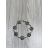 Pulsera Botón Charro Plata de Ley PLS005-DK | 53,13 € | Joyería Flores