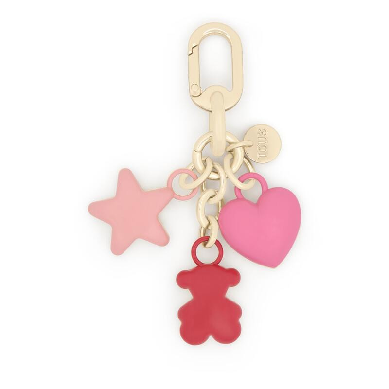 Llavero Tous rojo y dorado Puffed Motifs 2002304117 | 39,00 € | Joyería Flores