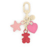 Llavero Tous rojo y dorado Puffed Motifs 2002304117 | 39,00 € | Joyería Flores