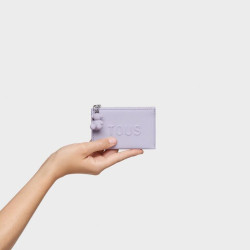 Monedero tarjetero malva TOUS Brenda 2002106168 | 49,00 € | Joyería Flores