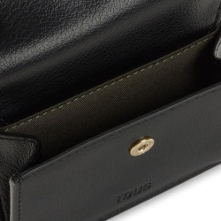 Monedero Tarjetero TOUS City Negro 2002303451 | 49,00 € | Joyería Flores