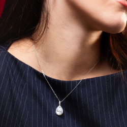 Collar Lotus Silver Colors Circonitas LP3789-1/1 | 59,90 € | Joyería Flores