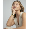 Pulsera Viceroy Rígida Acero IP Dorado 14272P01012 | 69,00 € | Joyería Flores