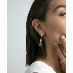 Pendientes Viceroy acero Ip dorado 14274E01016 | 39,00 € | Joyería Flores