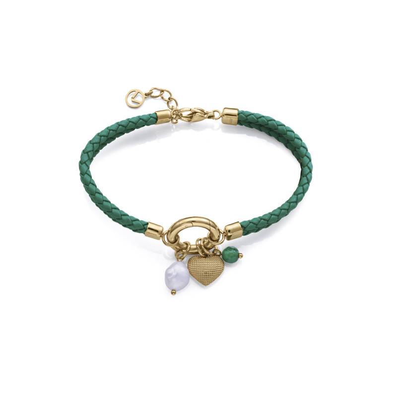 Pulsera Viceroy Fashion verde trenzada 14285P01016 | 49,00 € | Joyería Flores Pulsera Viceroy Fashion verde trenzada 14285P01016 | 49,00 € | Joyería Flores