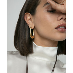 Pendientes Viceroy Acero Ip dorado aro 14297E01012 | 39,00 € | Joyería Flores