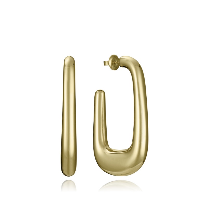 Pendientes Viceroy Acero Ip dorado aro 14297E01012 | 39,00 € | Joyería Flores
