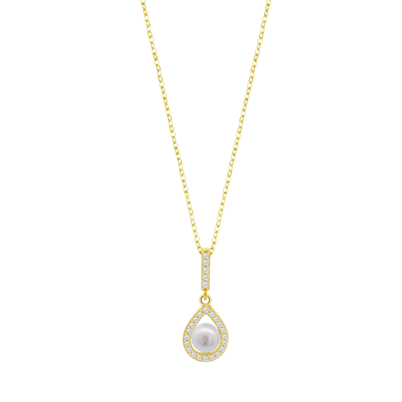 Collar Lotus Silver Dorado Mujer LP3198-1/2 | 54,90 € | Joyería Flores Collar Lotus Silver Dorado Mujer LP3198-1/2 | 54,90 € | Joyería Flores
