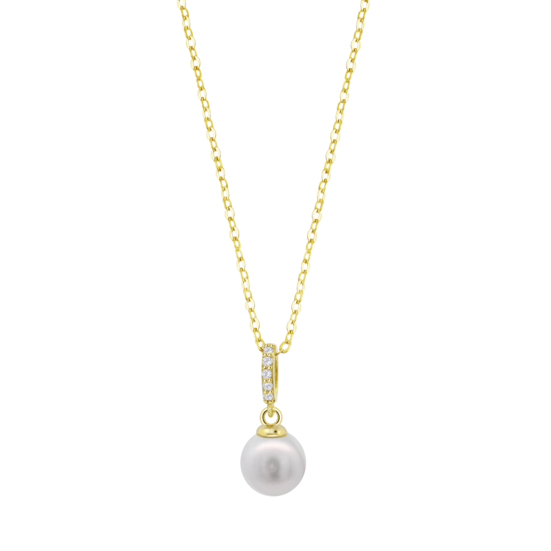 Collar Lotus Silver PEARLS Dorado LP3478-1/2 | 49,90 € | Joyería Flores
