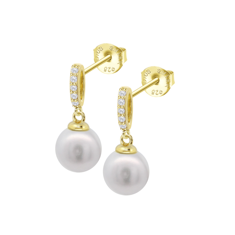 Pendientes Lotus Silver PEARLS Dorado LP3478-4/2 | 39,90 € | Joyería Flores Pendientes Lotus Silver PEARLS Dorado LP3478-4/2 | 39,90 € | Joyería Flores