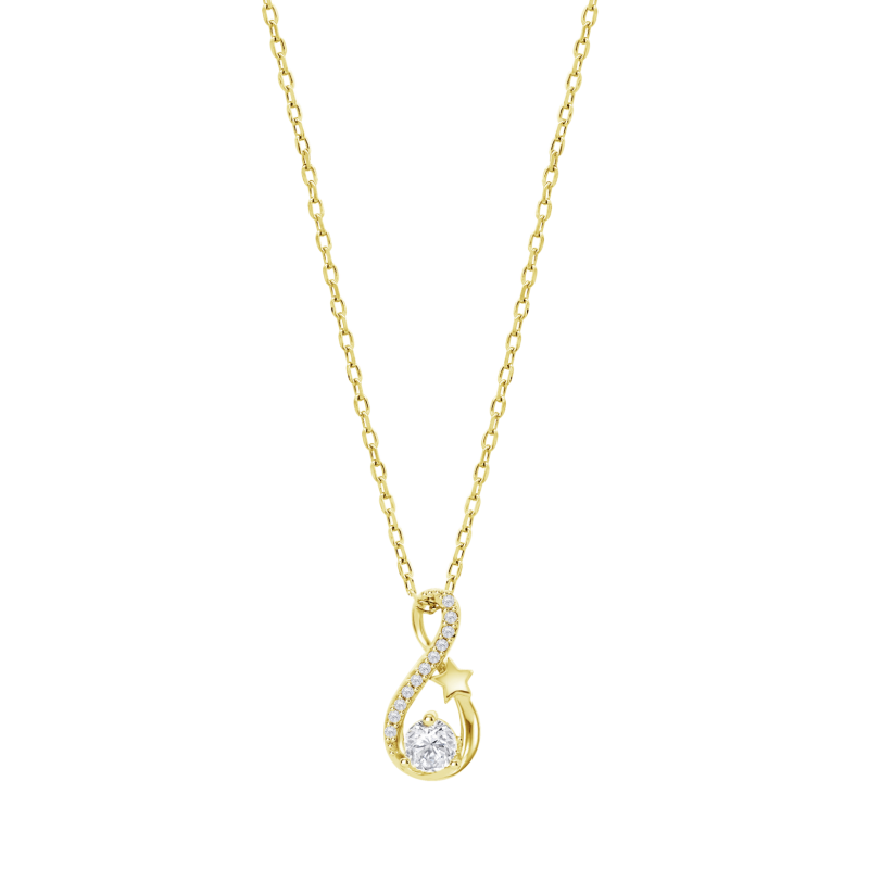 Collar Lotus Silver Plata Dorada Mujer LP3647-1/2 | 59,90 € | Joyería Flores