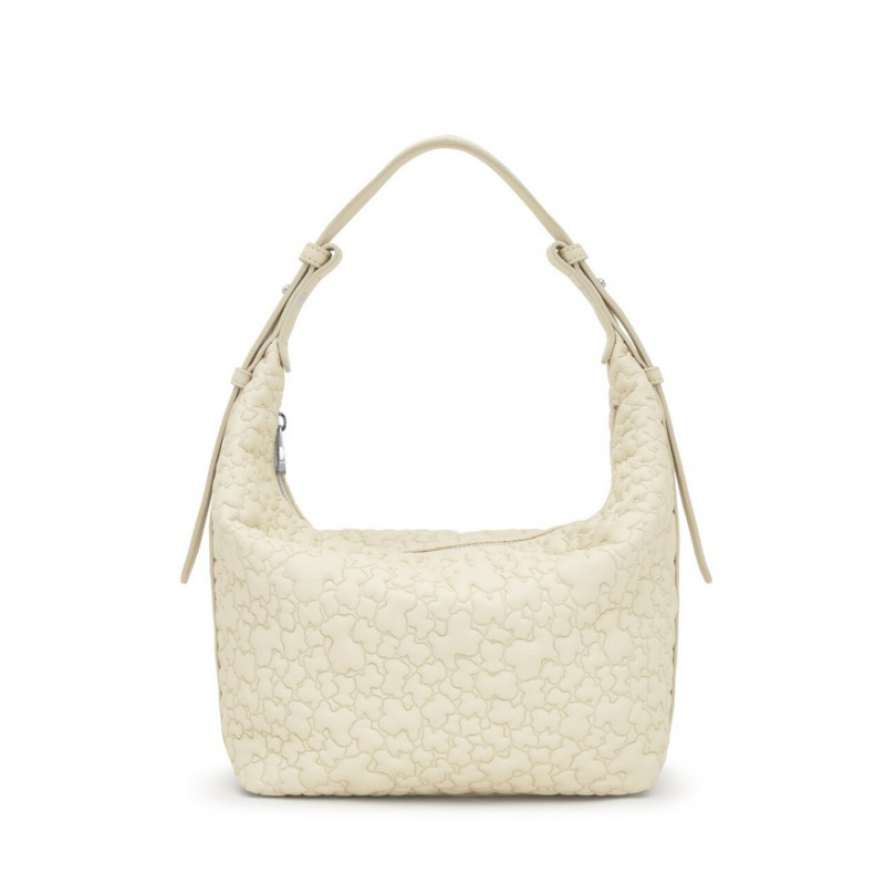 Bolso hombro mediano beige TOUS Puffy 2002304901 | 169,00 € | Joyería Flores