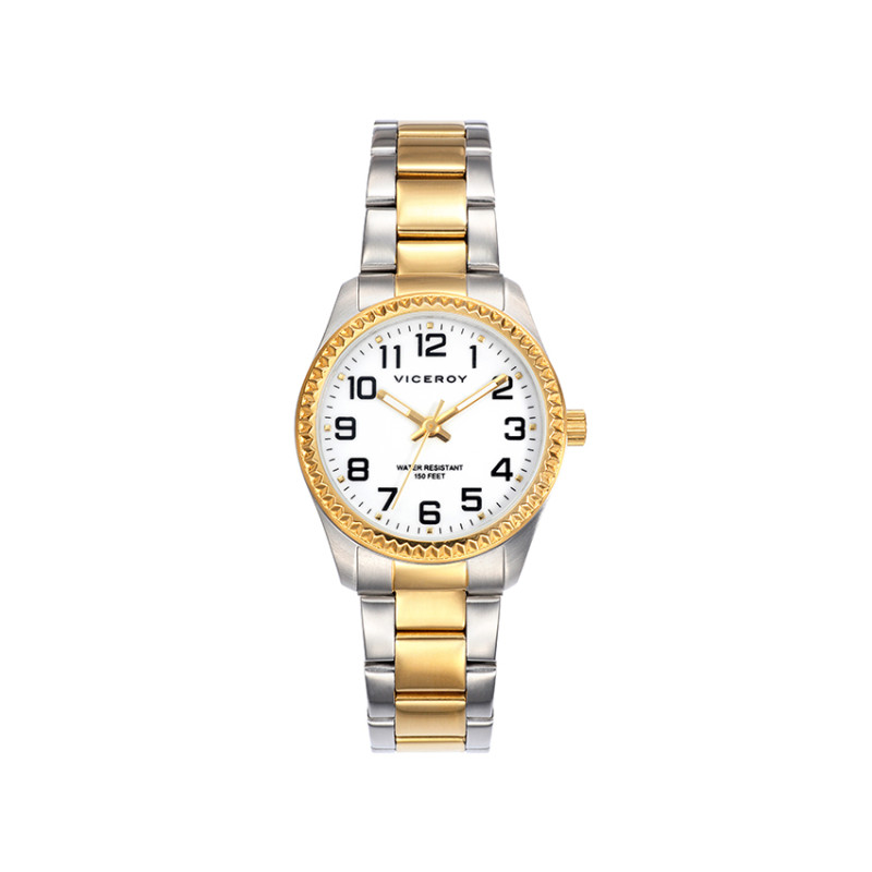 Reloj Viceroy Bicolor IP Dorado Mujer 40860-24 | 99,00 € | Joyería Flores