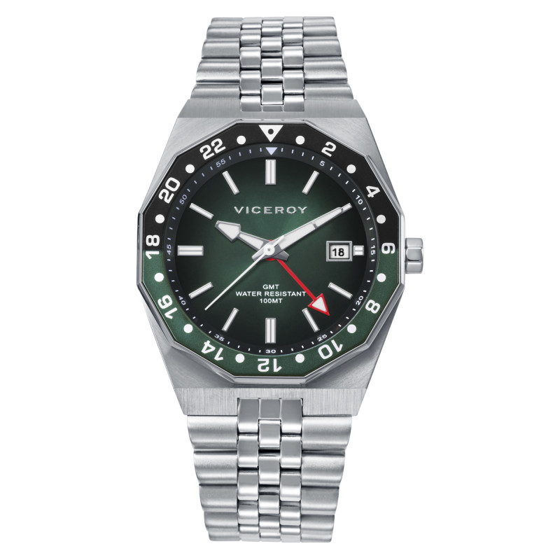 Reloj Viceroy Heat Acero Verde 42457-67 | 159,00 € | Joyería Flores