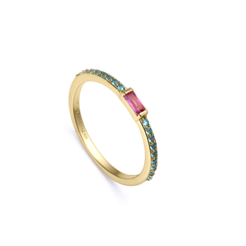 Anillo Viceroy Elegant Plata Dorada Mujer | 39,00 € | Joyería Flores
