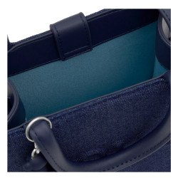 Bolso mini cube azul TOUS Brenda Denim 2002304735 | 99,00 € | Joyería Flores