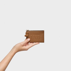 Monedero tarjetero camel TOUS Brenda 2002106145 | 49,00 € | Joyería Flores