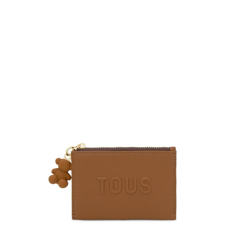 Monedero tarjetero camel TOUS Brenda 2002106145 | 49,00 € | Joyería Flores