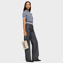 Clutch Tous beige gris Audree Saffiano 2002286901 | 99,00 € | Joyería Flores