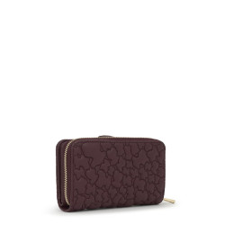 Billetera Tous burdeos Bridge Puffy 2002304621 | 89,00 € | Joyería Flores