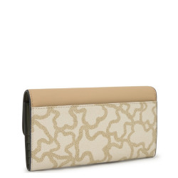 Billetera Tous gran Flap arena Kaos 2002287701 | 119,00 € | Joyería Flores