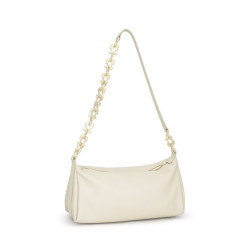 Bandolera chain piel beige TOUS Fold 2002306701 | 229,00 € | Joyería Flores