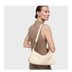 Bandolera chain piel beige TOUS Fold 2002306701 | 229,00 € | Joyería Flores
