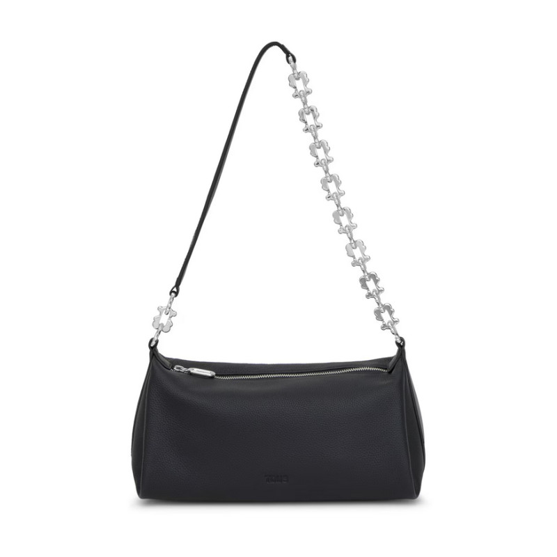 Bandolera chain piel negra TOUS Fold 2002306751 | 229,00 € | Joyería Flores