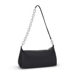 Bandolera chain piel negra TOUS Fold 2002306751 | 229,00 € | Joyería Flores