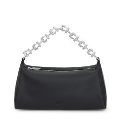 Bandolera chain piel negra TOUS Fold 2002306751 | 229,00 € | Joyería Flores