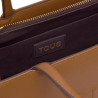 Shopper mediano camel TOUS Brenda 2002192143 | 169,00 € | Joyería Flores
