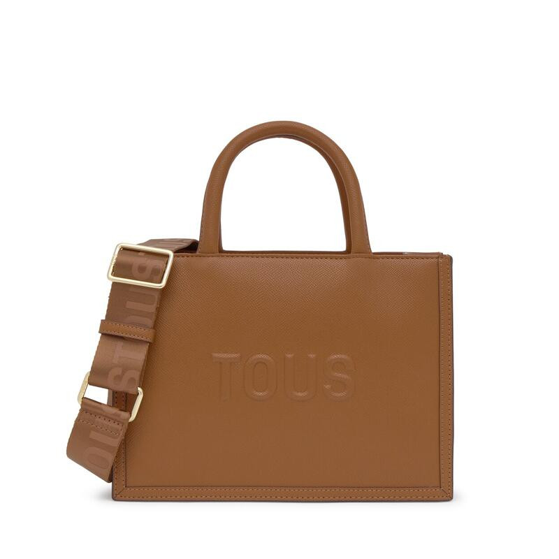 Shopper mediano camel TOUS Brenda 2002192143 | 169,00 € | Joyería Flores