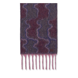Bufanda gris oscuro y burdeos TOUS Bear 2002305847 | 89,00 € | Joyería Flores