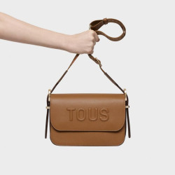 Bandolera mediana camel TOUS Brenda 2002106546 | 159,00 € | Joyería Flores