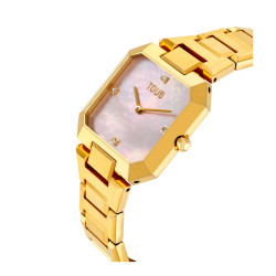 Reloj Acero dorado y esfera nácar Tous 3000144900 | 239,00 € | Joyería Flores