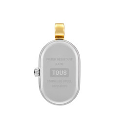 Reloj Colgante Tous Acero dorado Oval 3000145700 | 89,00 € | Joyería Flores