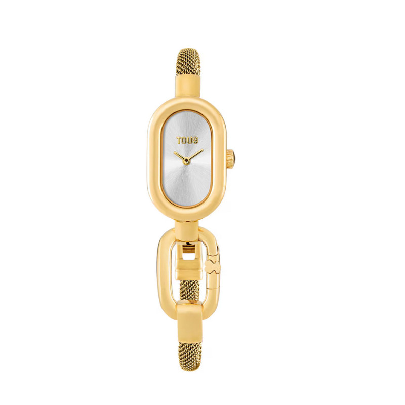 Reloj Acero dorado TOUS Hold Oval 3000144300 | 269,00 € | Joyería Flores