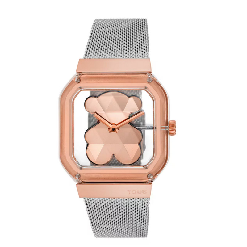 Reloj Tous Acero Rosado D-Bear Party 3000143600 | 169,00 € | Joyería Flores