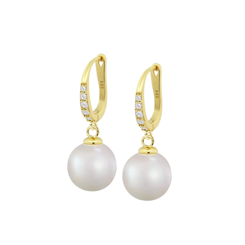 Pendientes Lotus Silver Dorados Perla LP3318-4/2 | 39,90 € | Joyería Flores Pendientes Lotus Silver Dorados Perla LP3318-4/2 | 39,90 € | Joyería Flores