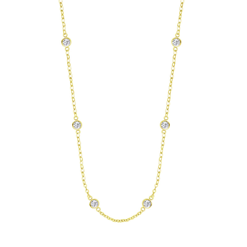 Collar Lotus Silver Dorado Plata Mujer LP3451-1/2 | 69,90 € | Joyería Flores Collar Lotus Silver Dorado Plata Mujer LP3451-1/2 | 69,90 € | Joyería Flores