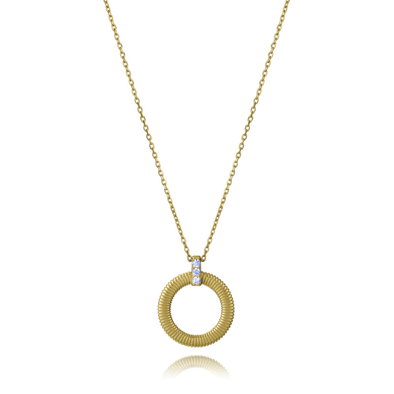 Collar Viceroy Plata Baño Oro 13243C100-30 | 45,00 € | Joyería Flores Collar Viceroy Plata Baño Oro 13243C100-30 | 45,00 € | Joyería Flores