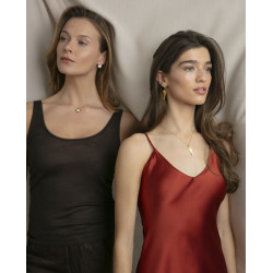Collar Viceroy Plata baño de oro pluma 2338C100-00 | 59,00 € | Joyería Flores