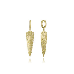 Pendientes Viceroy Plata baño oro pluma 2338E100-00 | 2338E100-00 | 75,00 € | Viceroy