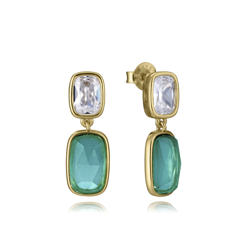 Pendientes Viceroy plata baño de oro  2341E100-42 | 75,00 € | Joyería Flores
